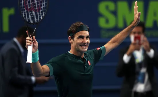 Roger Federer tiến vào tứ kết Qatar mở rộng 2021