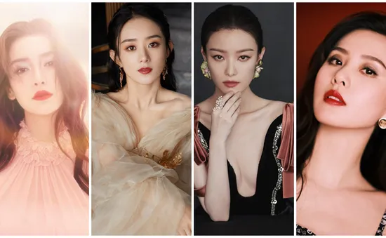 Triệu Lệ Dĩnh, Angelababy,  Lưu Thi Thi, Nghê Ni lần đầu đọ sắc trong cùng khung hình