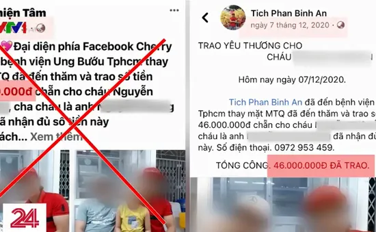 Giả mạo Facebook của người làm từ thiện lâu năm để trục lợi từ người bệnh