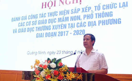 Không rập khuôn, máy móc trong sắp xếp cơ sở mầm non, phổ thông