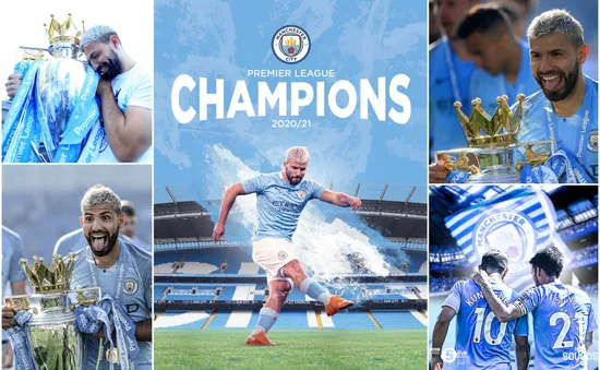 Man City vô địch sớm Ngoại hạng Anh: Aguero xác lập kỷ lục trong lịch sử nửa xanh thành Manchester