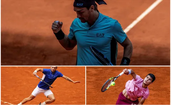 Vòng 1 Madrid Masters 2021: Fabio Fognini nhọc nhằn đi tiếp