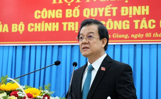 Ông Lê Hồng Quang giữ chức Bí thư Tỉnh ủy An Giang