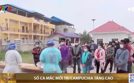 Số ca mắc mới COVID-19 tại Campuchia tăng cao