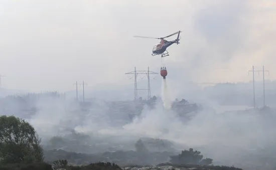 Cháy lớn trên đảo Sotra (Na Uy), hàng trăm người phải sơ tán