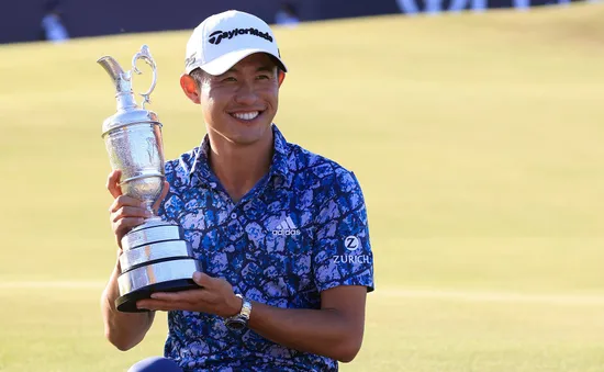 Collin Morikawa vô địch giải golf The Open Championship