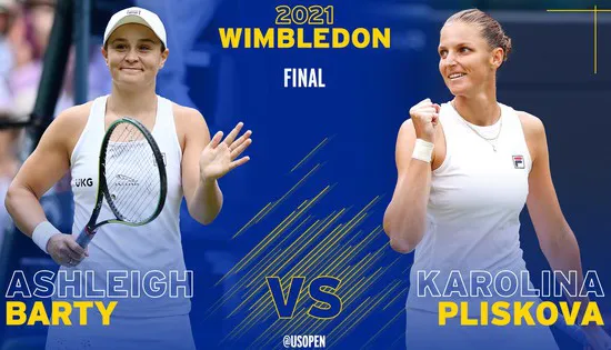 Barty và Pliskova vào chung kết Wimbledon 2021