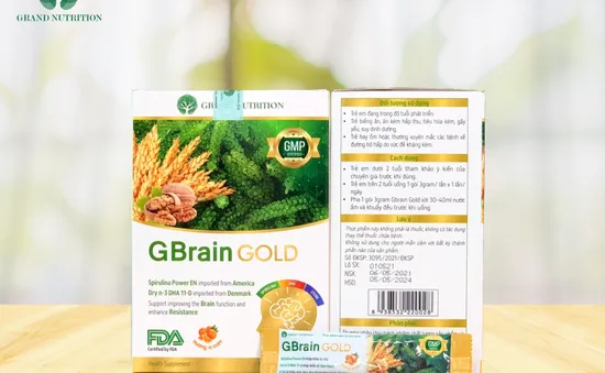 Cốm trí não GBrain Gold: Giải pháp mới hỗ trợ tăng cường tập trung trong học tập