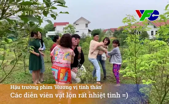 Hương vị tình thân: Hậu trường Nam "máu chiến" vật lộn ra trò với Dũng Ma-thiu