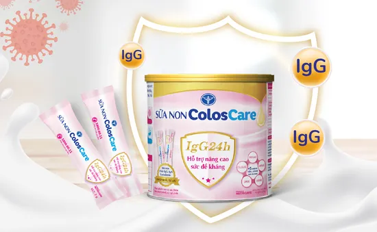 Sữa non ColosCare IgG 24h - Bạn đồng hành cho bé đề kháng khỏe những năm tháng đầu đời