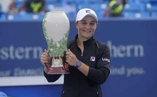 Ashleigh Barty vô địch Cincinnati mở rộng 2021