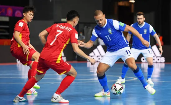 KT | ĐT futsal Việt Nam 1-9 ĐT futsal Brazil: Không có bất ngờ xảy ra