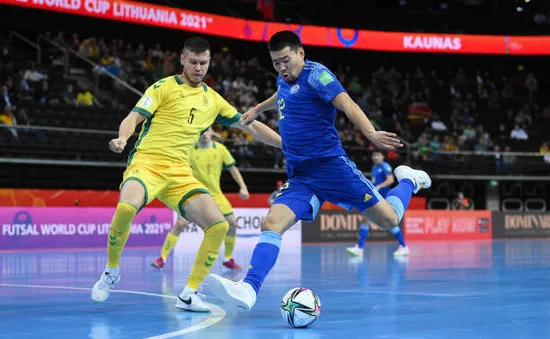 VIDEO Highlights | ĐT futsal Lithuania 0-3 ĐT futsal Kazakhstan | Bảng A FIFA Futsal World Cup Lithuania 2021™