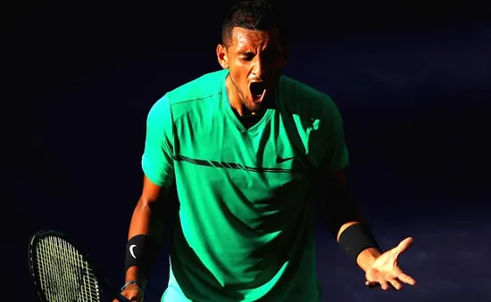 Nick Kyrgios rút lui khỏi giải quần vợt Indian Wells Masters