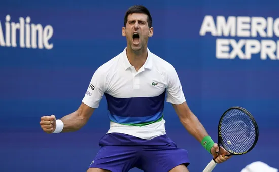 Djokovic ngược dòng thắng Nishikori tại vòng 3 Mỹ mở rộng 2021