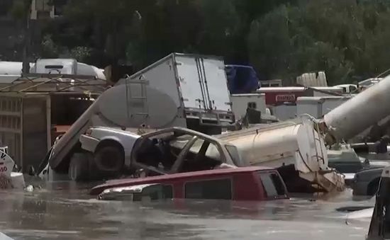 Lũ lụt nghiêm trọng tại Mexico, 17 bệnh nhân trong một bệnh viện thiệt mạng