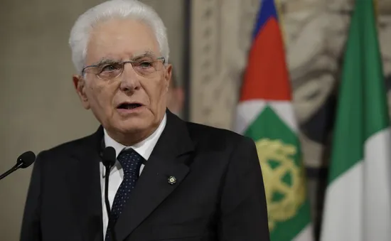 Tổng thống Italy Sergio Mattarella tái đắc cử nhiệm kỳ thứ hai