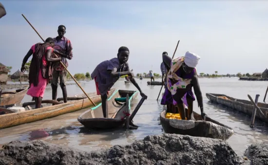 Gần một triệu người bị ảnh hưởng bởi lũ lụt ở Nam Sudan