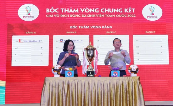 Công bố VCK Giải vô địch Bóng đá sinh viên toàn quốc SV Champions League 2022