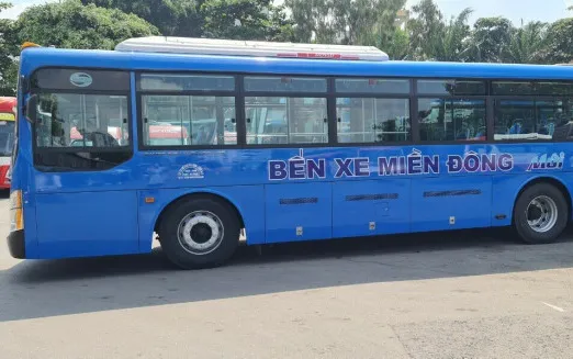 Bến xe Miền Đông mới bố trí xe bus đưa đón miễn phí