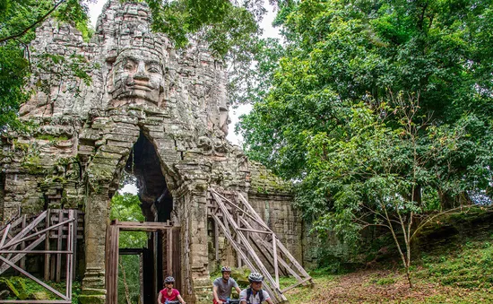 Lượng du khách đến Angkor, Campuchia tăng mạnh