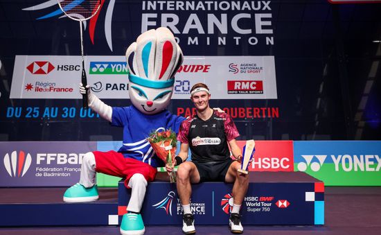 Viktor Axelsen vô địch giải cầu lông Pháp mở rộng 2022