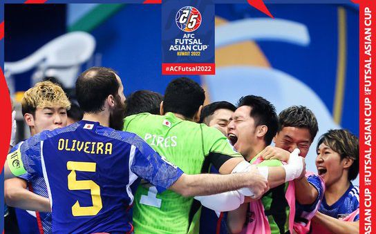 ĐT futsal Nhật Bản ngược dòng vào bán kết giải futsal vô địch châu Á