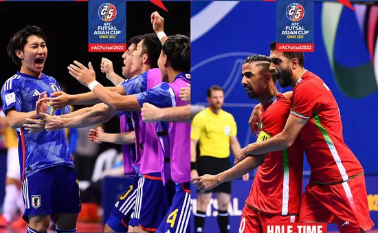 Lịch thi đấu và trực tiếp chung kết futsal châu Á 2022 | Nhật Bản đấu Iran