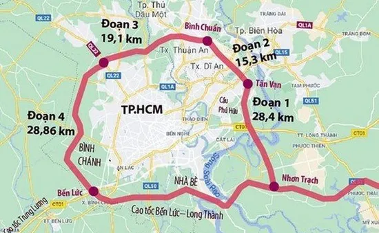 Thành phố Hồ Chí Minh công bố giá đất bồi thường dự án đường vành đai 3