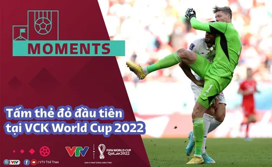 Tấm thẻ đỏ đầu tiên tại VCK World Cup 2022