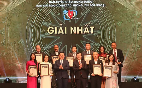 Đài THVN giành giải Nhất tại Giải thưởng Thông tin đối ngoại lần thứ VIII