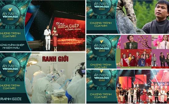 VTV Awards 2022: 5 ứng viên mới ở hạng mục Chương trình của năm