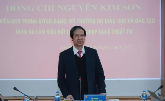Bộ trưởng Nguyễn Kim Sơn: Với trường nghệ thuật, tính đổi mới, sáng tạo càng cần thiết