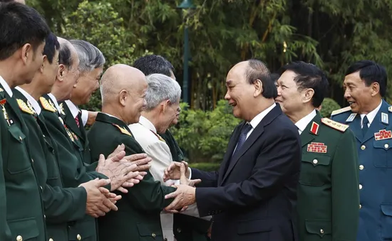 Chủ tịch nước Nguyễn Xuân Phúc gặp mặt Ban liên lạc Cựu chiến binh Sư đoàn 341