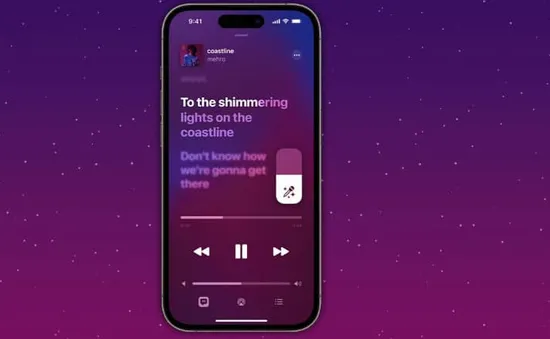 iOS 16.2 ra mắt, thêm tính năng hát karaoke trên iPhone