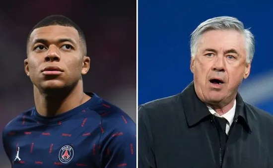 HLV Ancelotti hết lời khen ngợi Mbappe