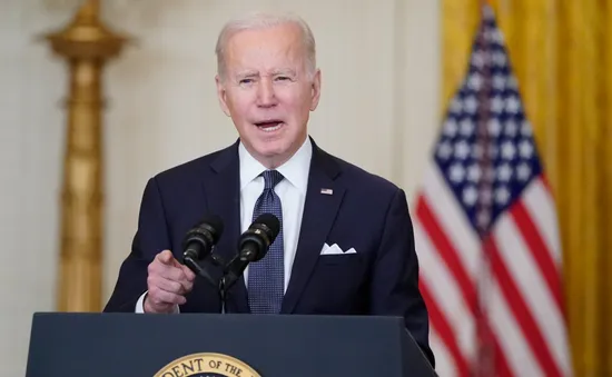 Tổng thống Biden: Mỹ và các nước đồng minh sẽ phối hợp trong phản ứng với Nga