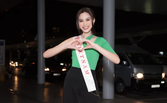 Đỗ Thị Hà lên đường thi Chung kết Miss World 2021