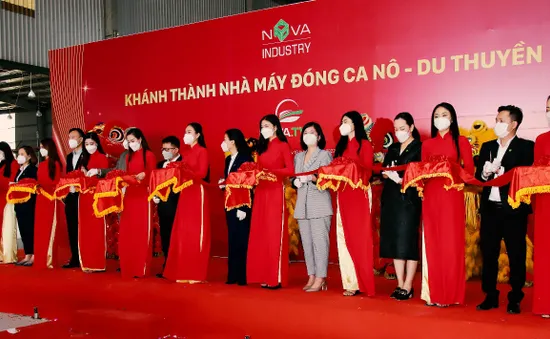 Khánh thành nhà máy đóng cano, du thuyền Nova Tân Viễn Đông