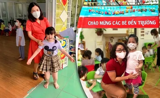 Trẻ mầm non Hà Nội đi học: Phút trước còn tươi cười, phút sau đã òa khóc