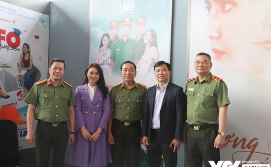 Gian trưng bày của VTV thu hút khách tham quan tại Hội báo toàn quốc 2022