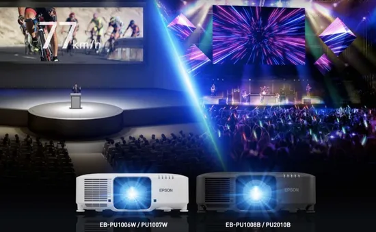 Epson mang đến trải nghiệm hình ảnh rực rỡ và linh hoạt với dòng máy chiếu Laser nhỏ gọn mới