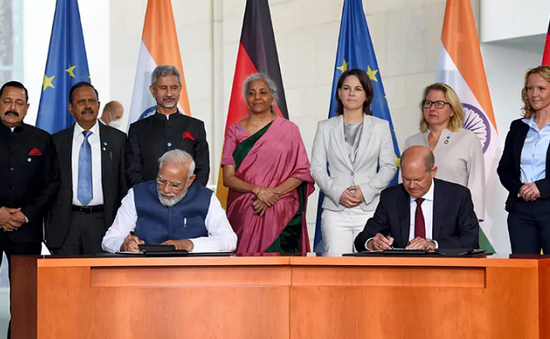 Đức - Ấn Độ ủng hộ tự do hàng hải ở Biển Đông
