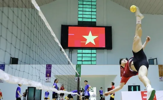 ĐT cầu mây nữ tập thích nghi với giờ thi đấu tại SEA Games 31