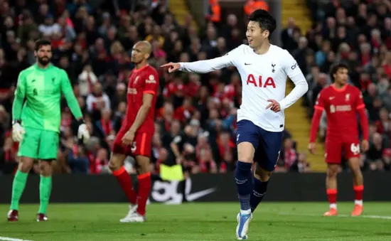 Son Heung-min tỏa sáng, Tottenham níu chân Liverpool