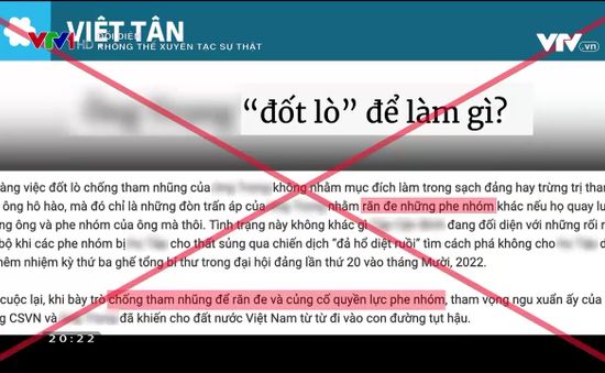 Đối diện: Không thể xuyên tạc sự thật về cuộc chiến chống tham nhũng