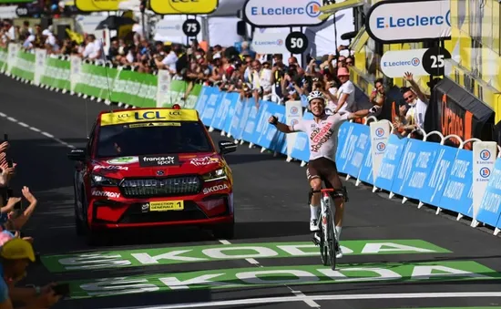 Jungels về nhất chặng 9 Tour de France