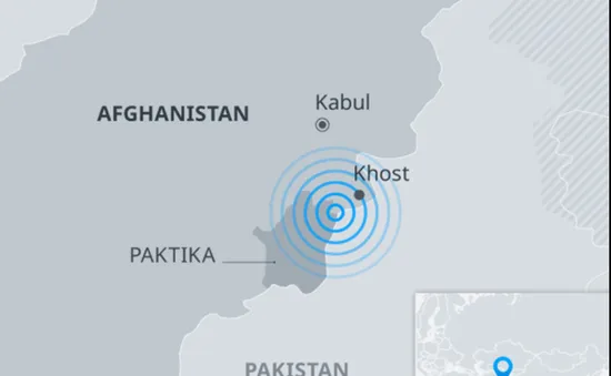 Động đất có độ lớn 5,1 làm rung chuyển Afghanistan