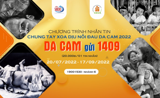 Chung tay xoa dịu nỗi đau da cam 2022: Mỗi tin nhắn - Một tấm lòng