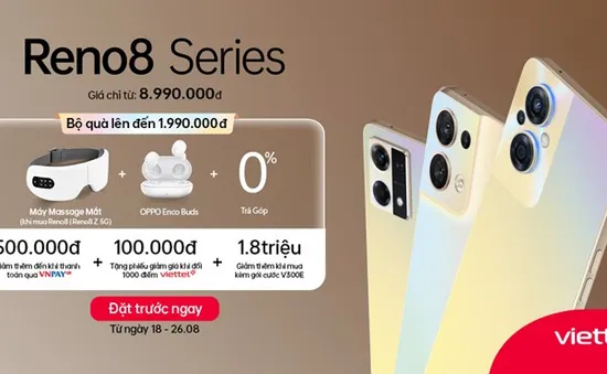 Viettel Store chính thức nhận đặt trước OPPO Reno8 Series chỉ từ 8.990.000đ